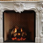 french design fireplace mantel