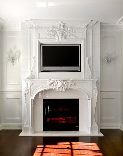 italian marble fireplace